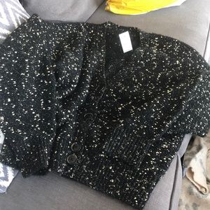 Ann taylor Gold detail sweater